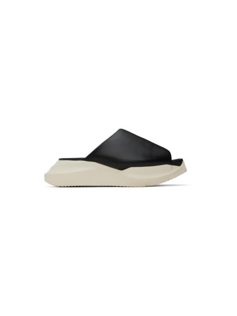 Rick Owens Black Geth Puffer Pool Slides