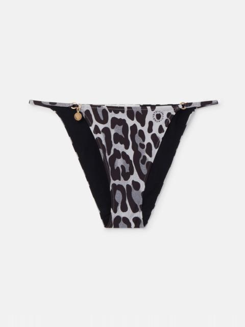 Stella McCartney Leopard Print High Leg Briefs