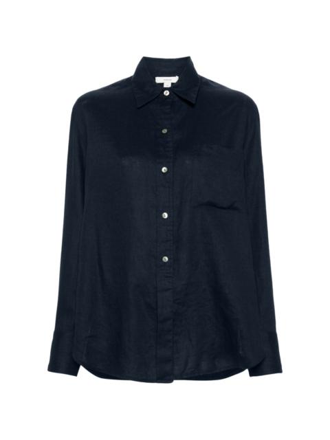 plain linen shirt