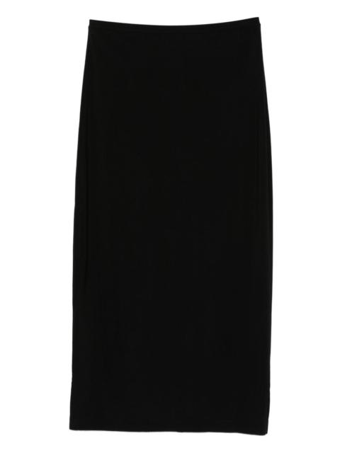 NORMA KAMALI rear-vent midi skirt