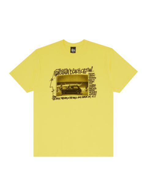 Stussy Beach Crew Tee 'Yellow'