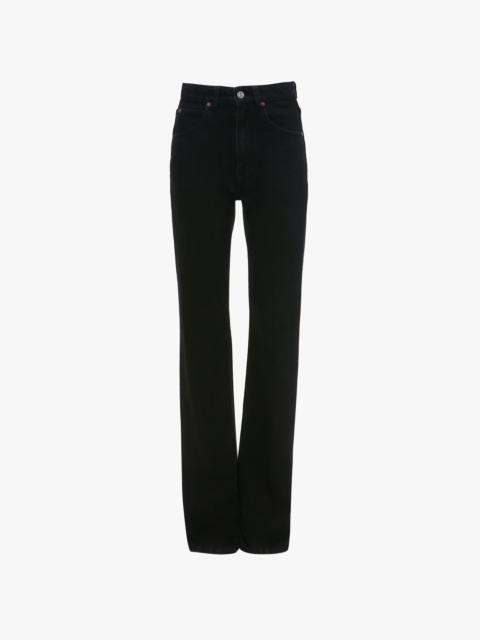 Victoria Beckham Julia Stretch Jean In Washed Black