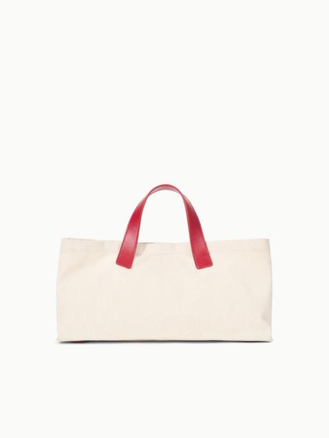 STAUD STAUD PORT TOTE NATURAL/ROUGE