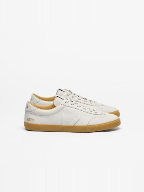 VEJA VOLLEY SIGNATURE GRAINED OILED LEATHER PEARL