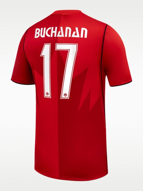 Nike Tajon Buchanan Canada Soccer 2026 Stadium Home Men's Nike Dri-FIT Soccer Jersey