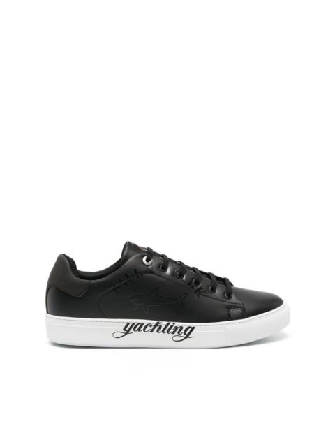 Paul & Shark logo-print low-top sneakers