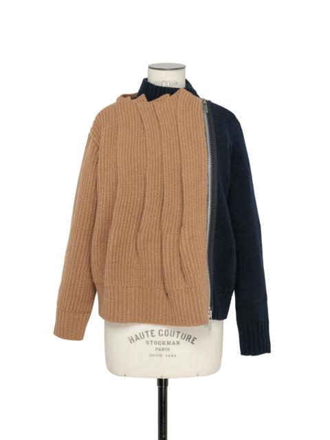 Wool Knit Blouson