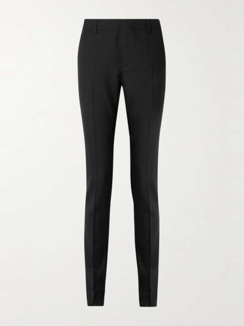SAINT LAURENT Wool-gabardine slim-leg pants