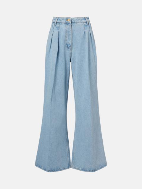 NINA RICCI High-rise wide-leg jeans