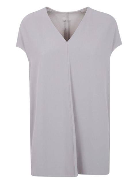 v-neck short-sleeve blouse