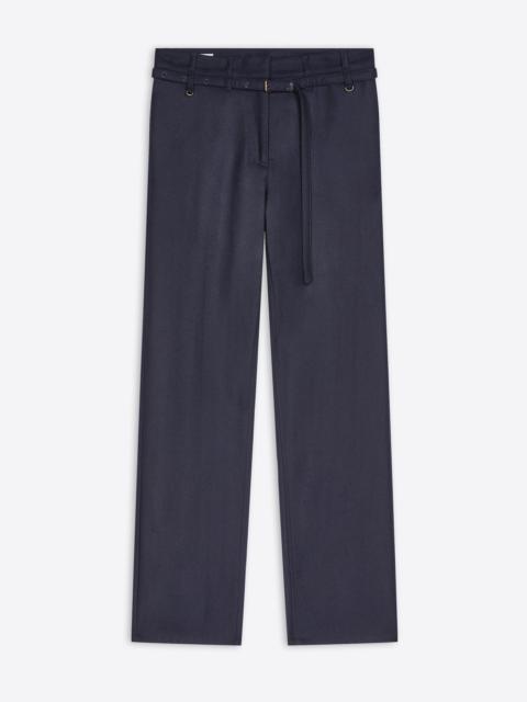 Dries Van Noten BELTED WOOL PANTS