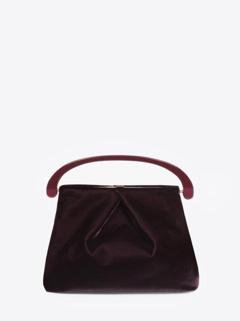 Dries Van Noten PLEATED VELVET BAG