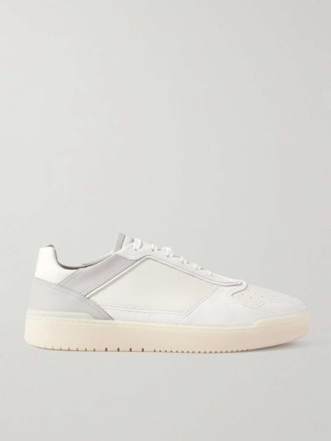 Slam Perforated Leather and Suede Sneakers