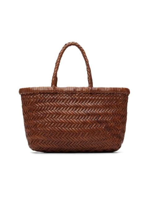 DRAGON DIFFUSION Tan Mini Flat Gora Bag