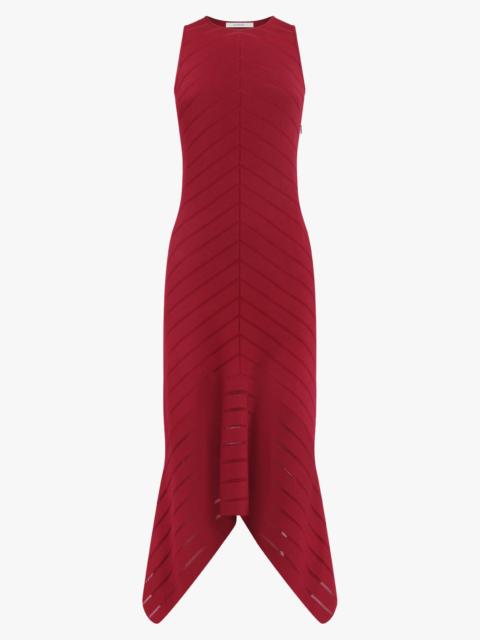 Givenchy HERRINGBONE KNIT LONG DRESS | RED CHERRY
