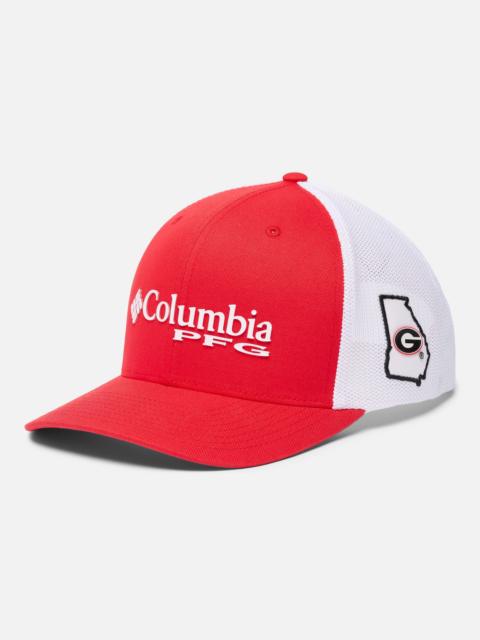 Columbia PFG Mesh Snap Back Ball Cap - Georgia