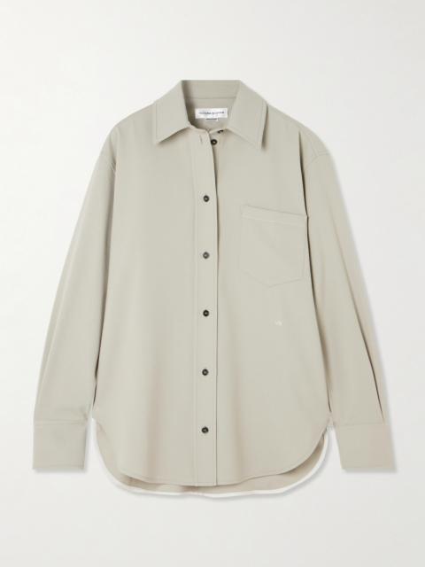 Victoria Beckham Embroidered Woven Shirt