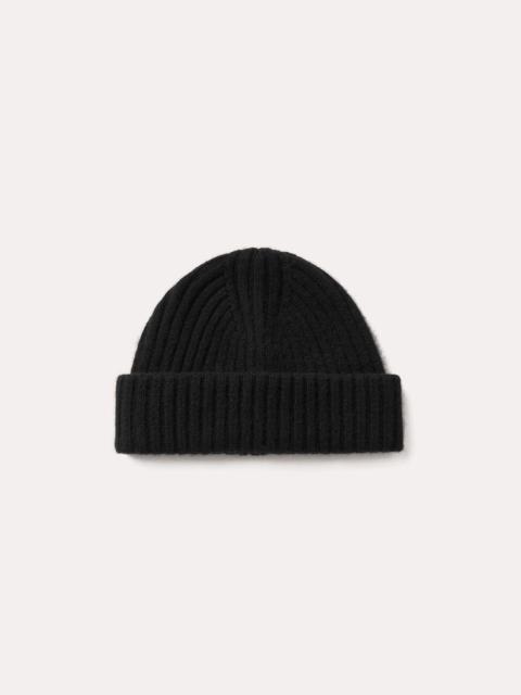 TOTEME Chunky brim beanie black