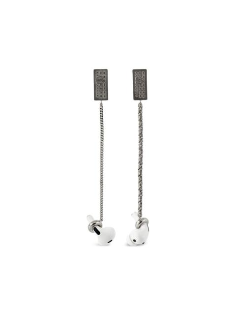 MM6 Maison Margiela chain earphones earrings