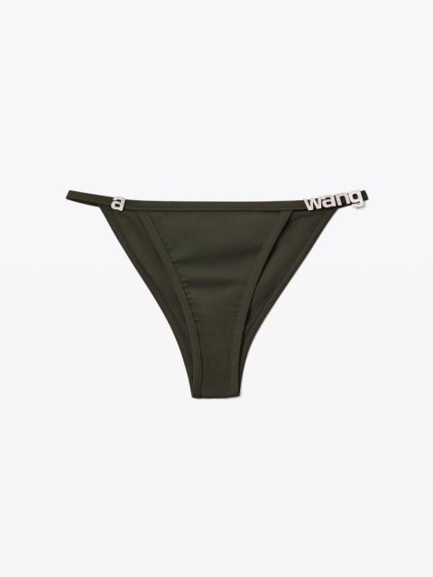 Alexander Wang DIAMANTE LOGO BIKINI BOTTOM IN JERSEY