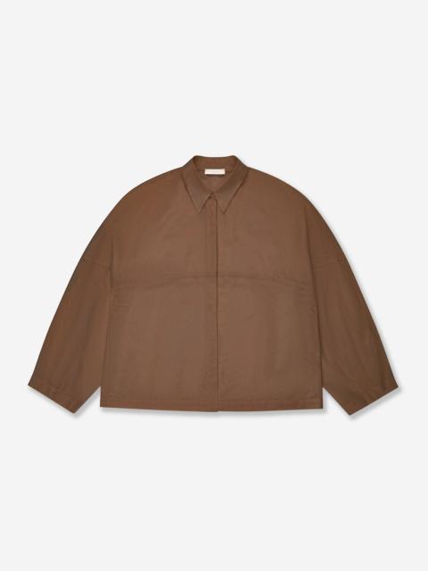 SLOWEAR Wide fit shirt in silk and cotton muslin