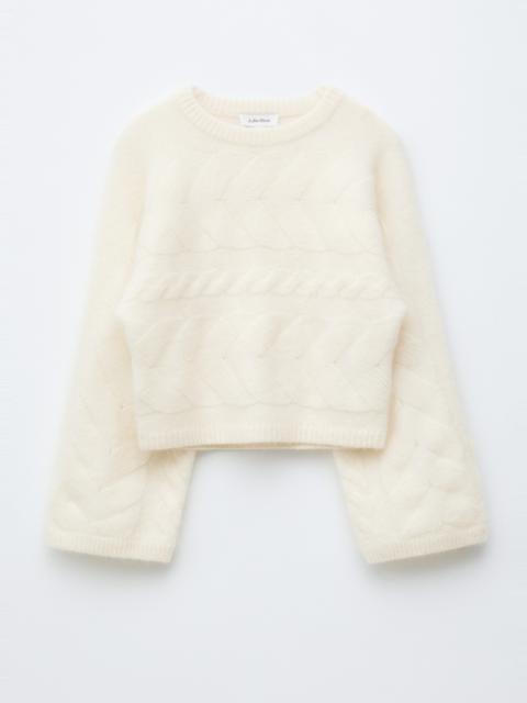 & Other Stories Mohair-Blend Cable-Knit Jumper