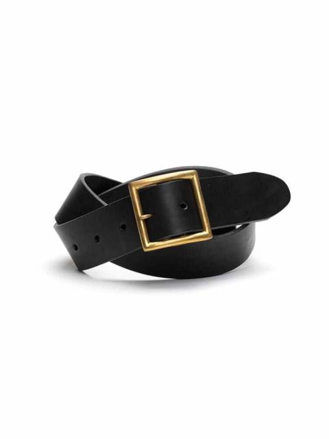 visvim PLAIN BELT 40MM BLACK