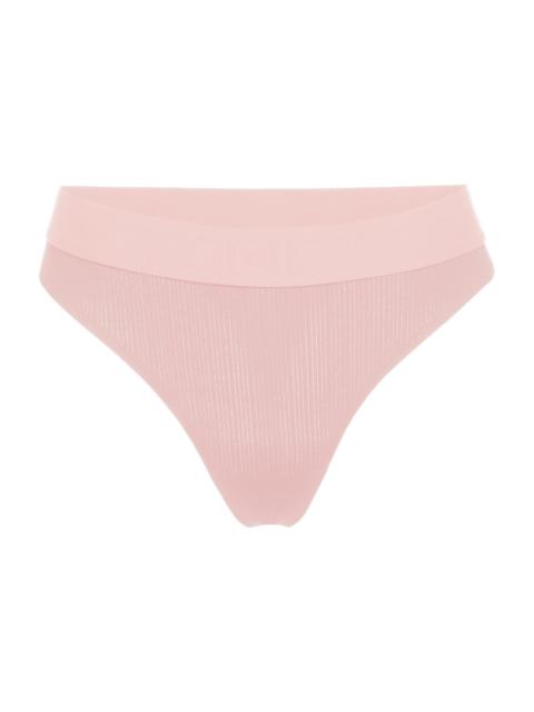Wolford Women's Mid-Rise Thong - Powder Pink