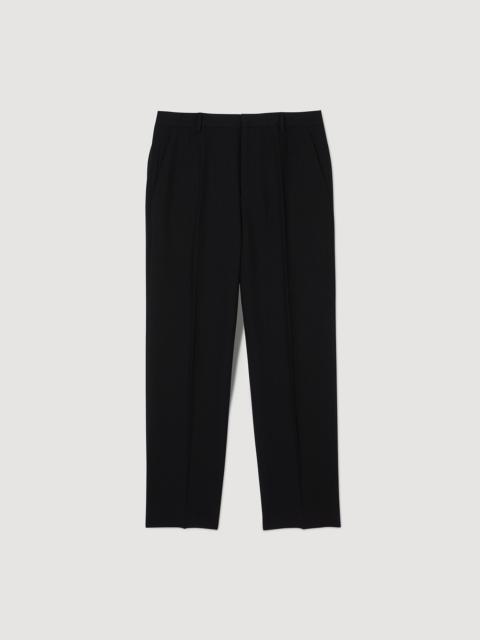 WOOL SUIT TROUSERS