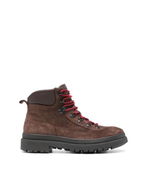 Polo Ralph Lauren lace-up suede boots