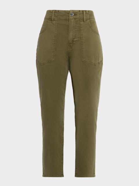 VERONICA BEARD Arya Cotton Twill Cargo Pants