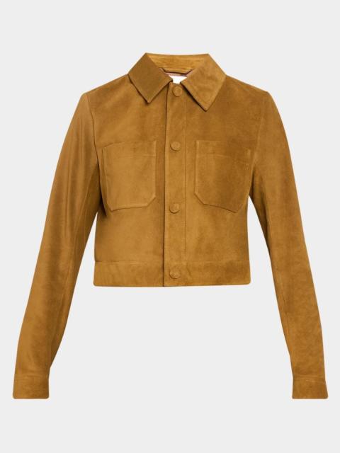 FRAME The Suede Small Jacket
