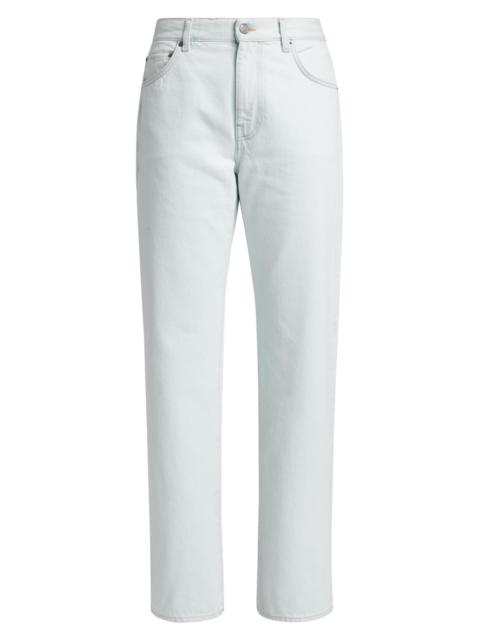 BLK DNM Women's Mid-Rise Straight Jeans - Snow Blue