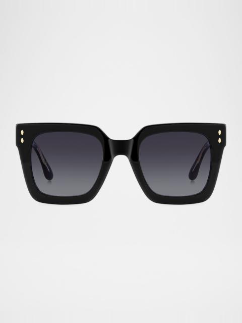 Isabel Marant Logo Square Acetate Sunglasses