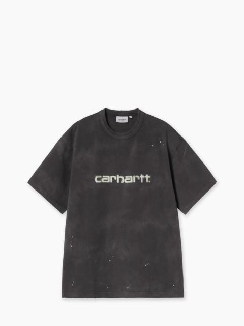 Carhartt WIP CARHARTT WIP S/S PAINTER T-SHIRT DESTROY WASH BLACK SPLATTER