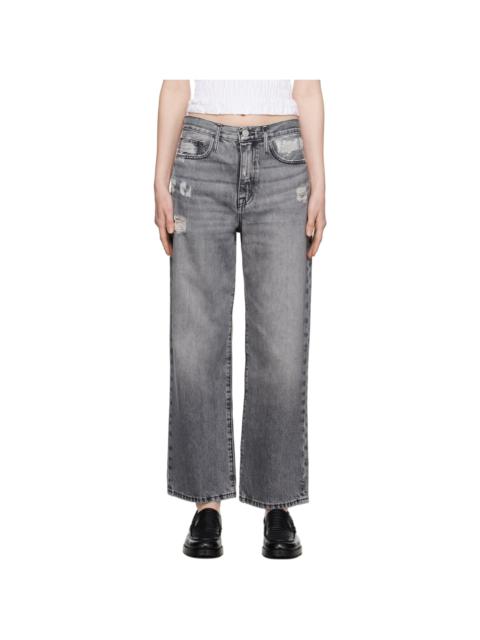 Gray 'Le Jane Crop' Jeans