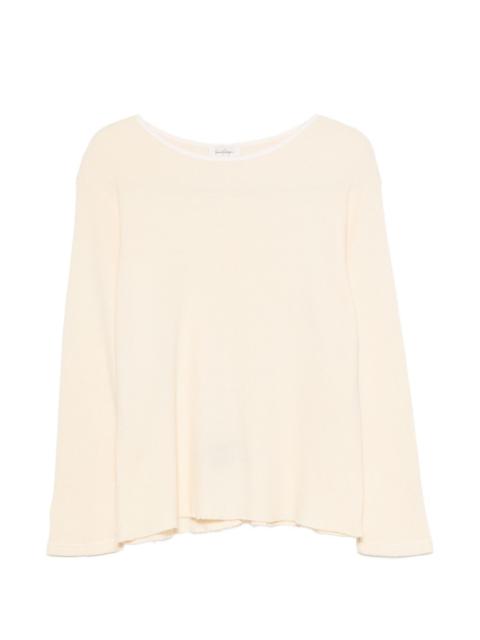 SECOND/LAYER waffle-knit T-shirt