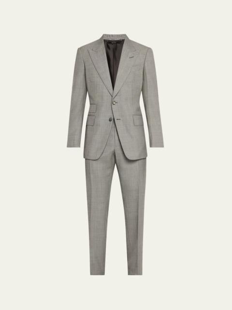 Men's Shelton Sharkskin Slim-Fit Suit