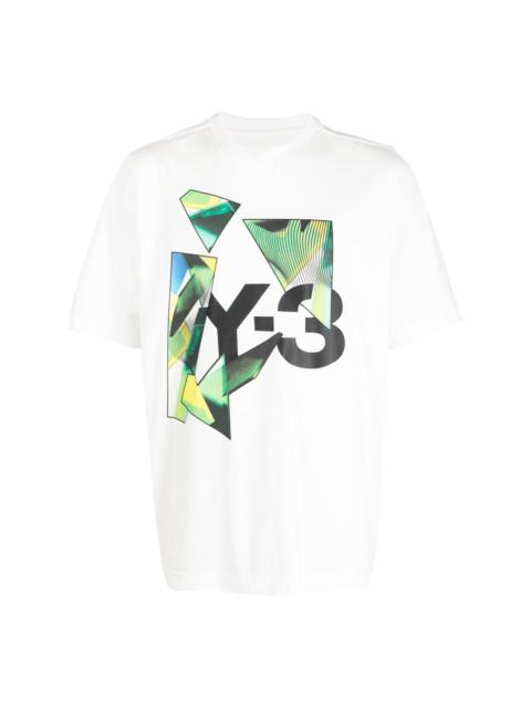 Y-3 logo-print graphic T-shirt