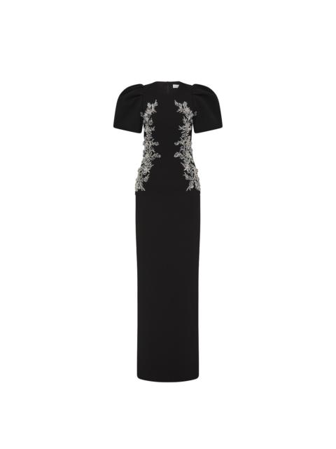 REBECCA VALLANCE Zephyr Puff Sleeve Gown