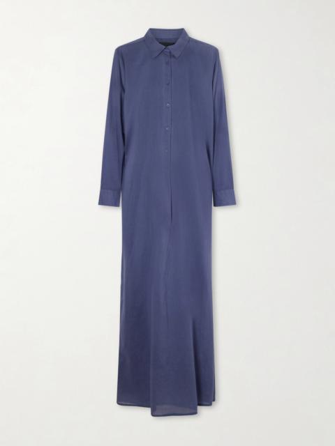 NILI LOTAN Mina Cotton-voile Midi Dress