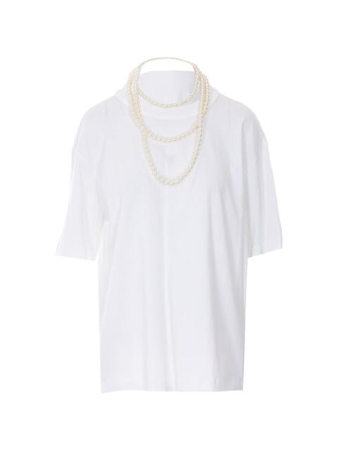 ELEH pearl-necklace T-shirt