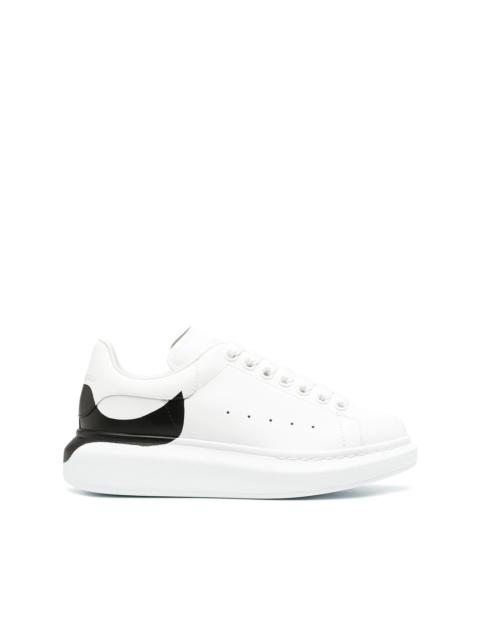 panelled low-top sneakers