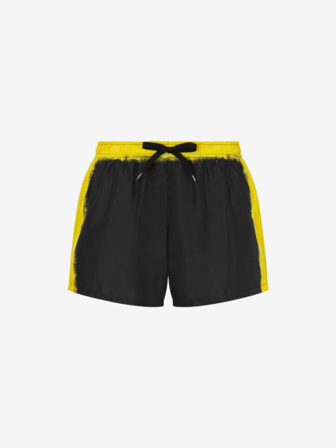 Moschino MOSCHINO PAINT NYLON SWIM TRUNKS