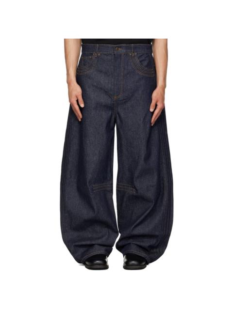 EGONLAB Blue Overscaled Jeans