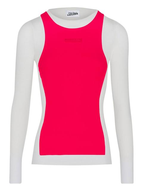 Jean Paul Gaultier layered-effect T-shirt