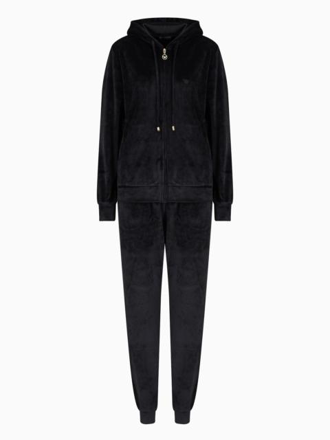 EMPORIO ARMANI Chenille loungewear tracksuit