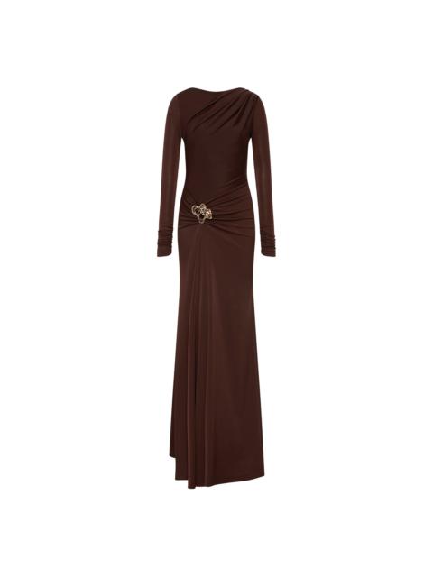 REBECCA VALLANCE Hazine Long Sleeve Maxi Dress