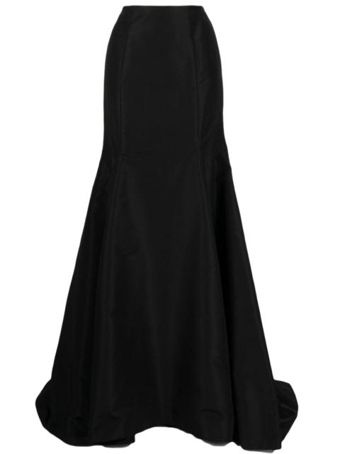 Oscar de la Renta high-waisted trumpet silk skirt