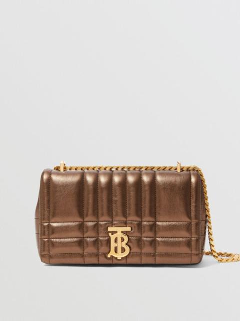 Burberry Small Metallic Quilted Leather Lola Bag